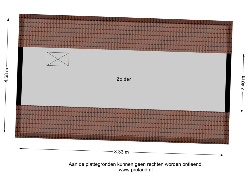 View floorplan of Garage Verdieping of Slotstrjitte 15