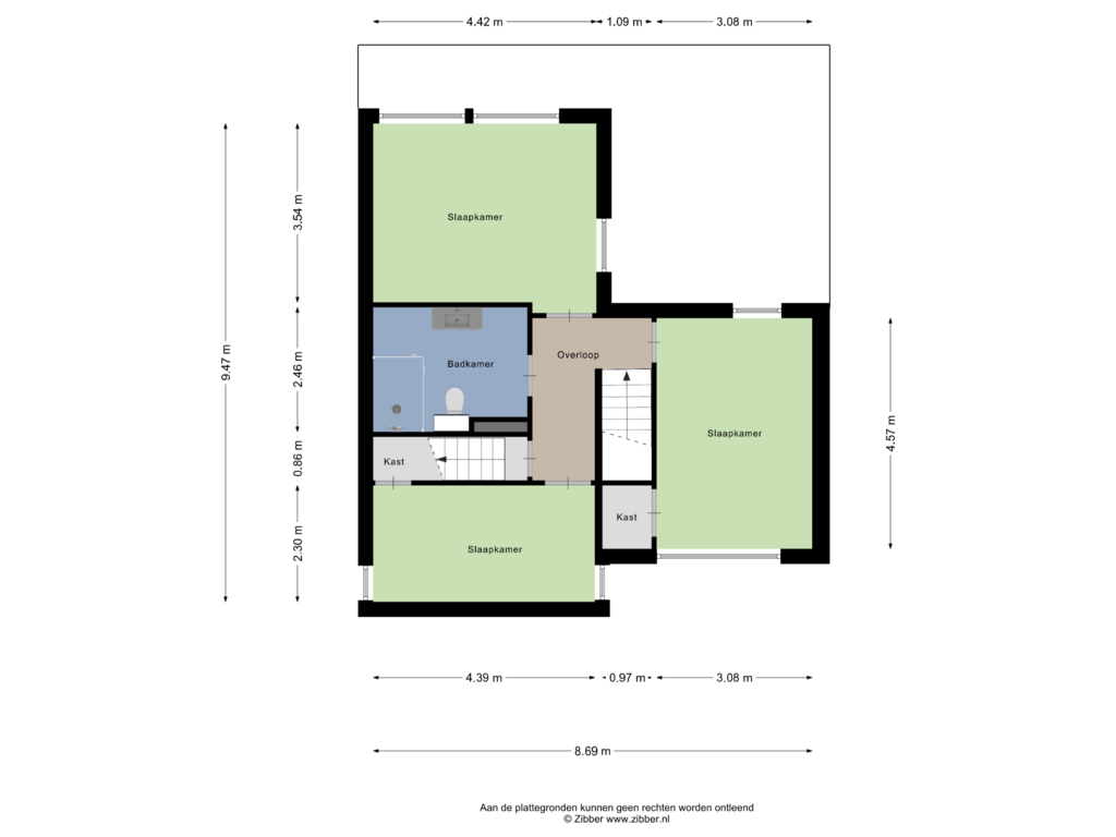 Bekijk plattegrond van Eerste Verdieping van Purperreiger 40