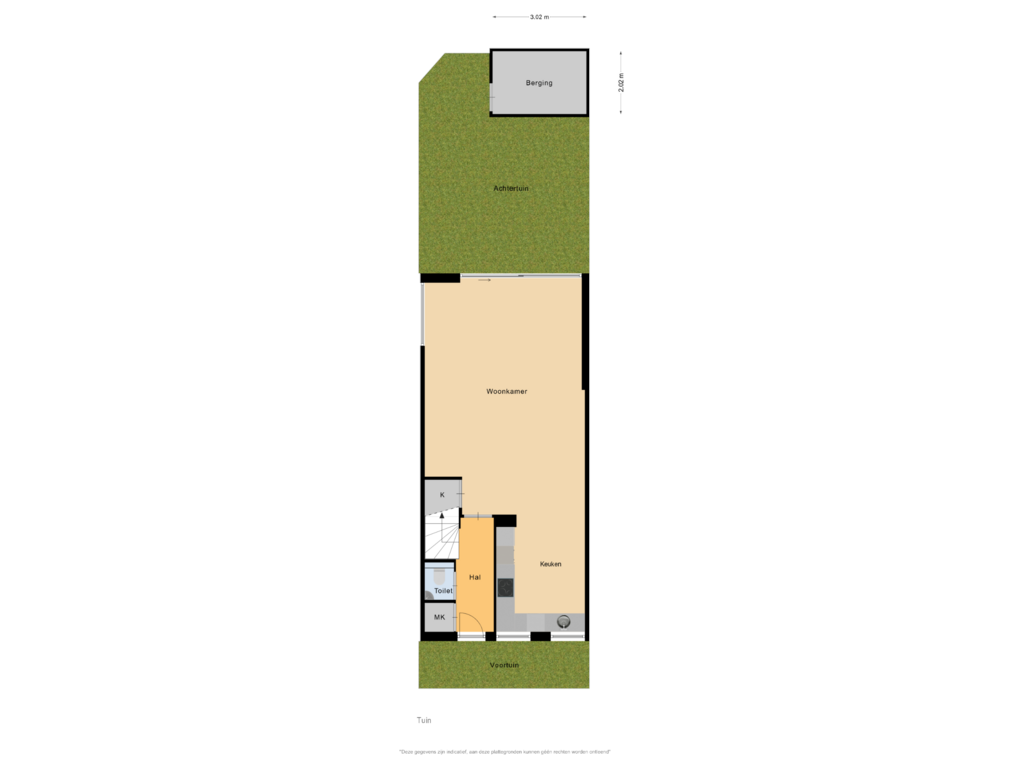 Bekijk plattegrond van Tuin van Vondelpark 8