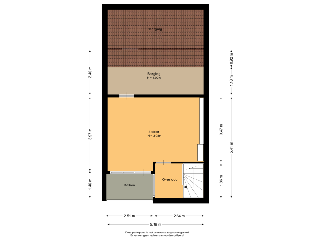 Bekijk plattegrond van Tweede verdieping van Arkelhof 149