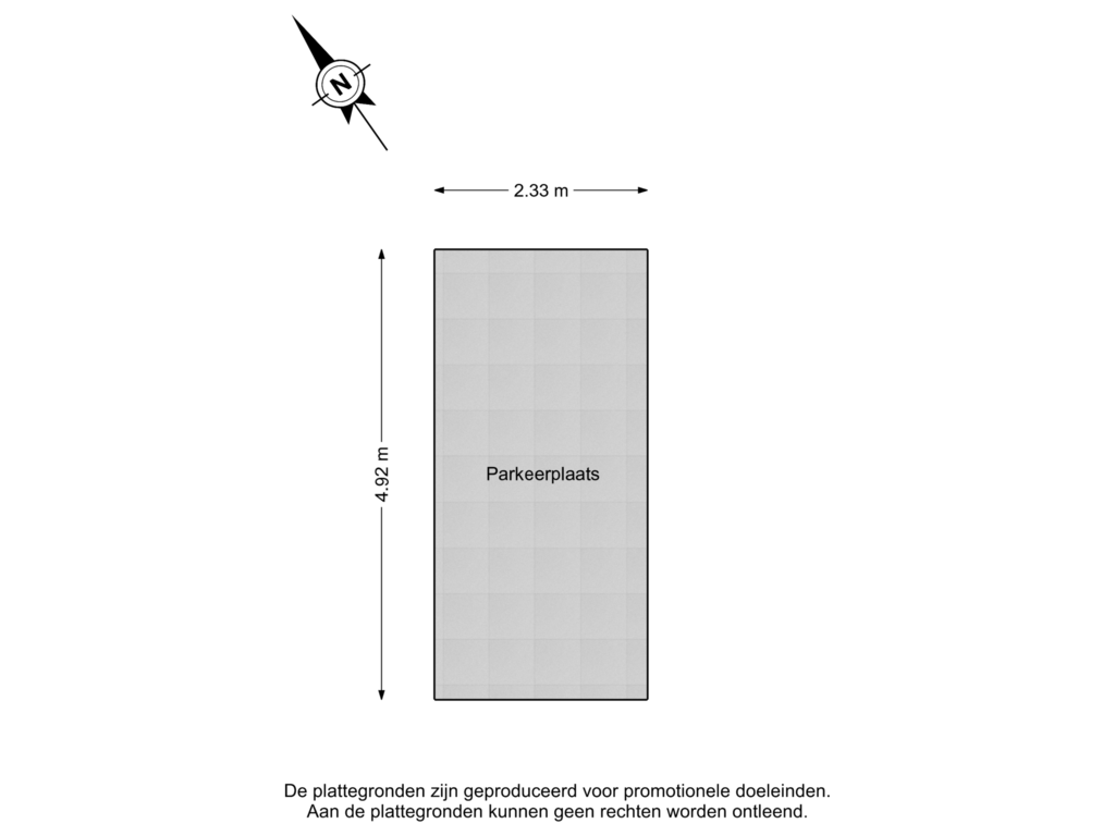 View floorplan of Parkeerplaats of Fenacoliusplein 11