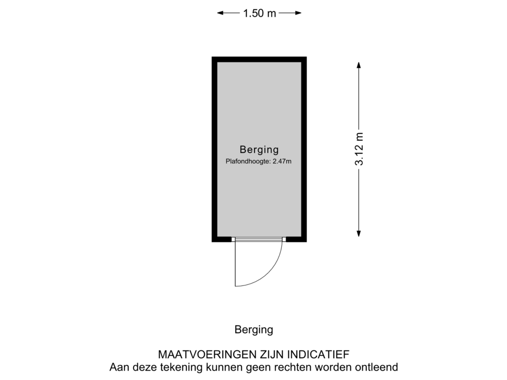 View floorplan of Berging of Admiraalsplein 117