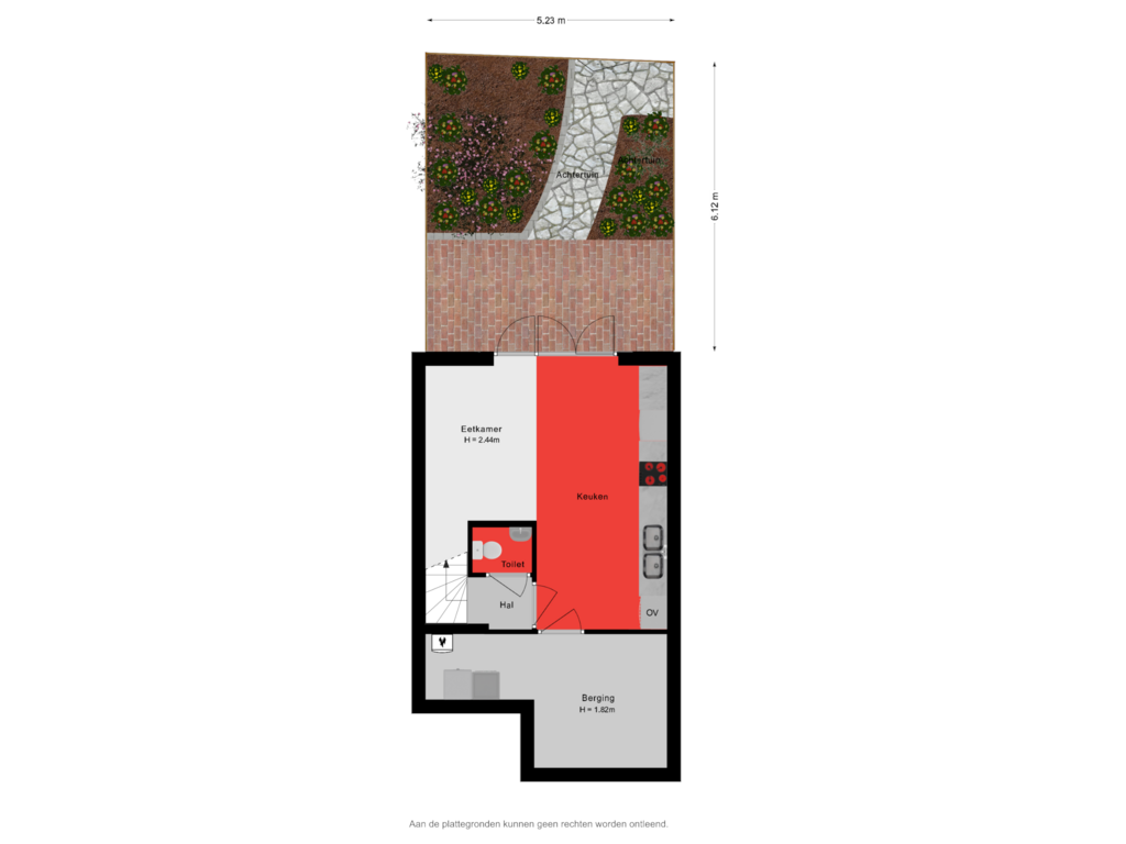 Bekijk plattegrond van Situatie van Mauritsweg 76