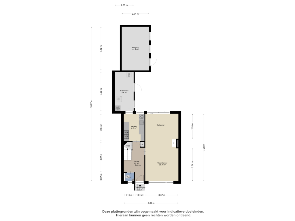 View floorplan of Begane Grond of Finne 53