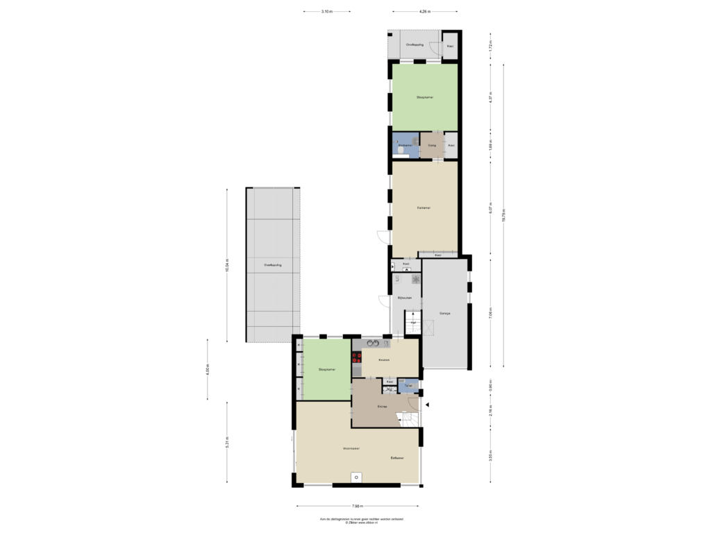 View floorplan of Begane Grond of Hunebedstraat 11-A