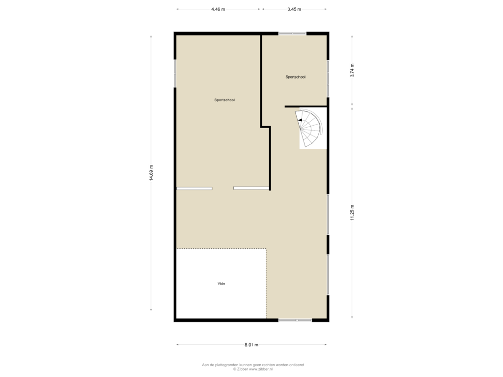 Bekijk plattegrond van Garage Verdieping van Kamerlingh Onnesstraat 25