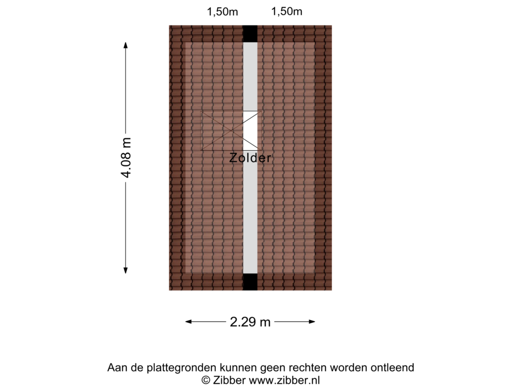 View floorplan of Zolder of Noord 88