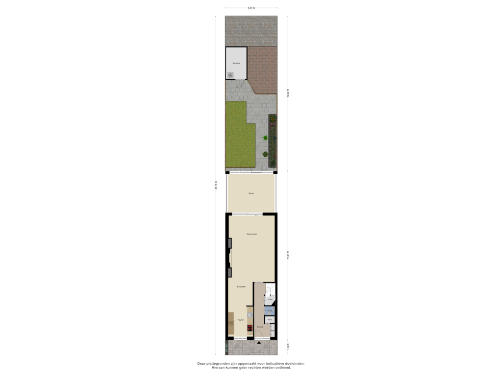 Bekijk plattegrond van Begane Grond _ Tuin van Charlestonplantsoen 7