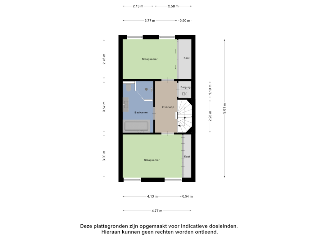 Bekijk plattegrond van Eerste Verdieping van Charlestonplantsoen 7