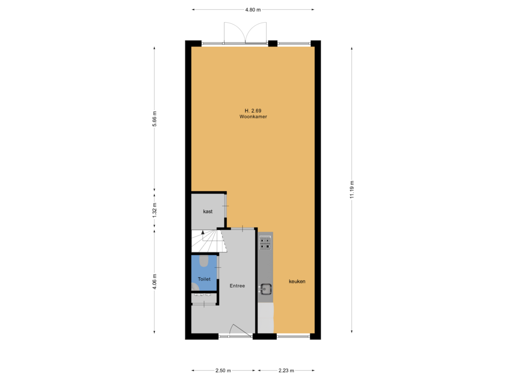 Bekijk plattegrond van BG van Rijnland 18