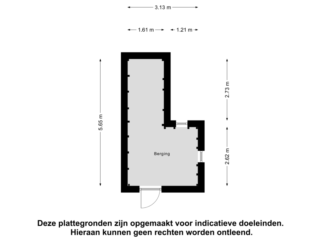 Bekijk plattegrond van Berging van Wagenaarstraat 4