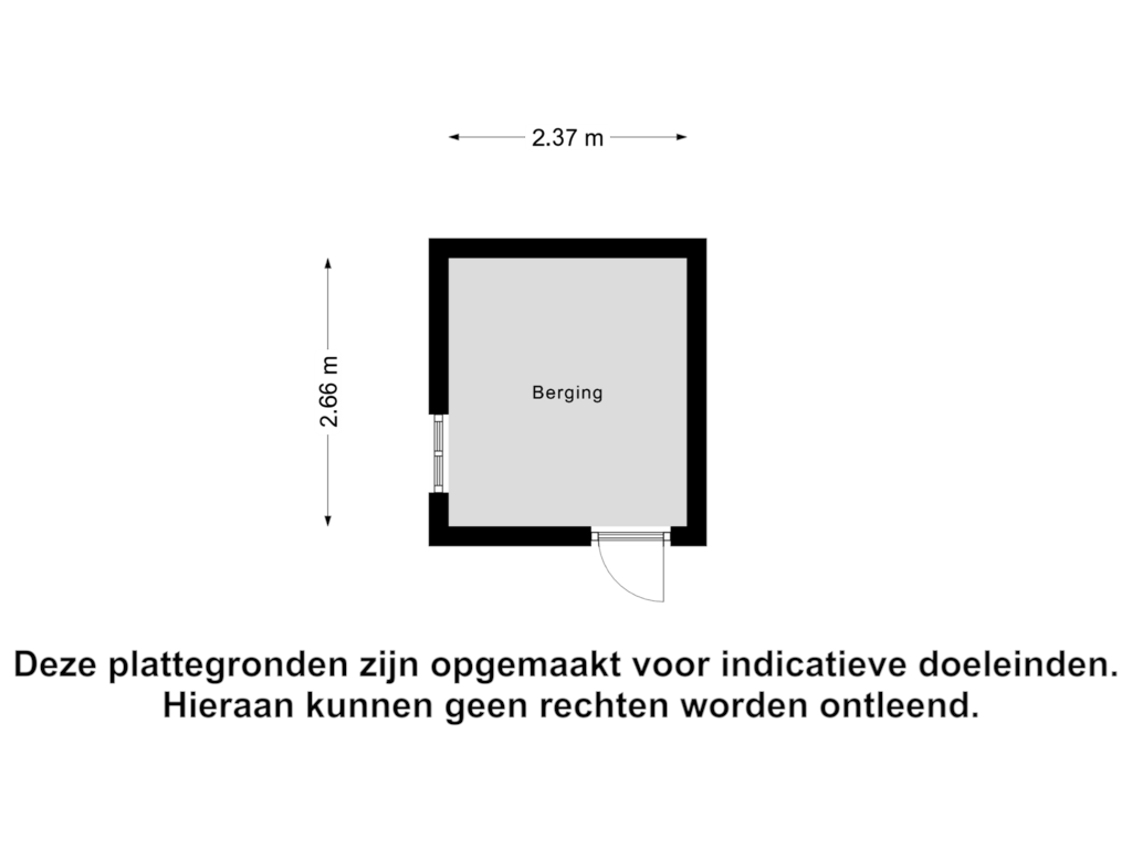 Bekijk plattegrond van Berging van Wagenaarstraat 4