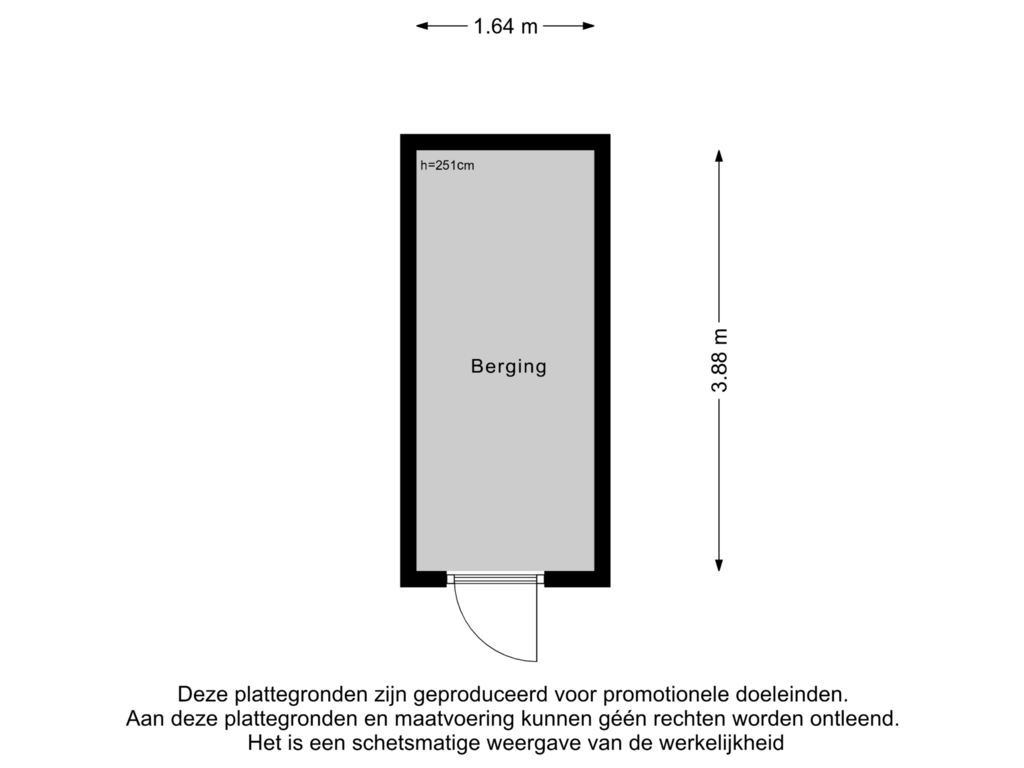 Bekijk plattegrond van Berging van Concordiaweg 143