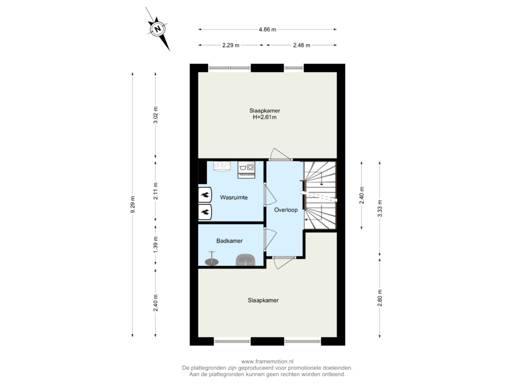 Bekijk plattegrond van Verdieping 2 van Sven Kramerstraat 80