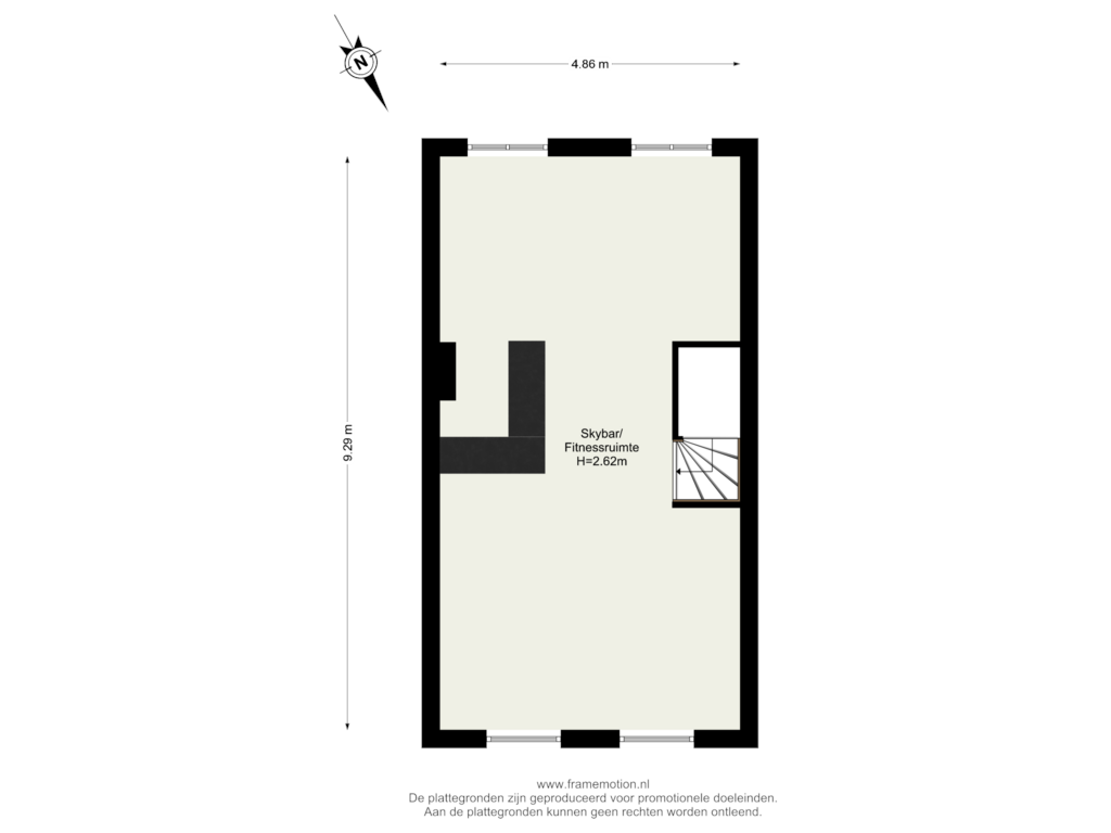 Bekijk plattegrond van Verdieping 3 van Sven Kramerstraat 80