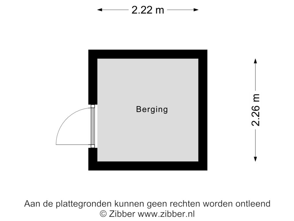 Bekijk plattegrond van Berging van Imkersdreef 343