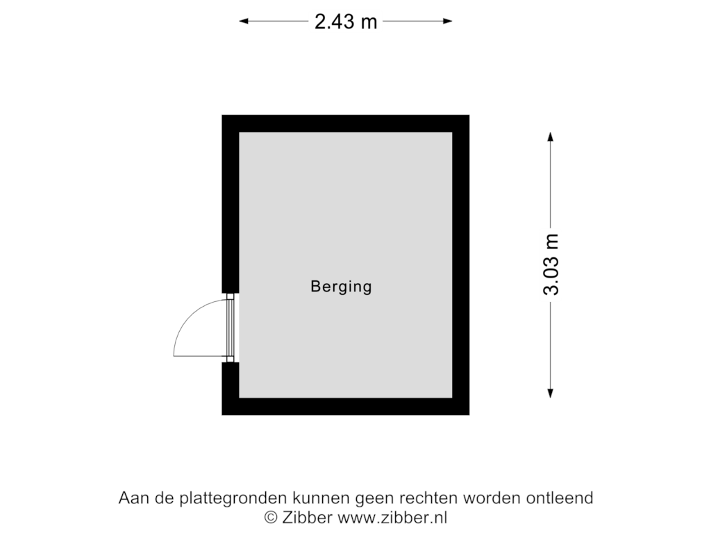 Bekijk plattegrond van Berging van Imkersdreef 343