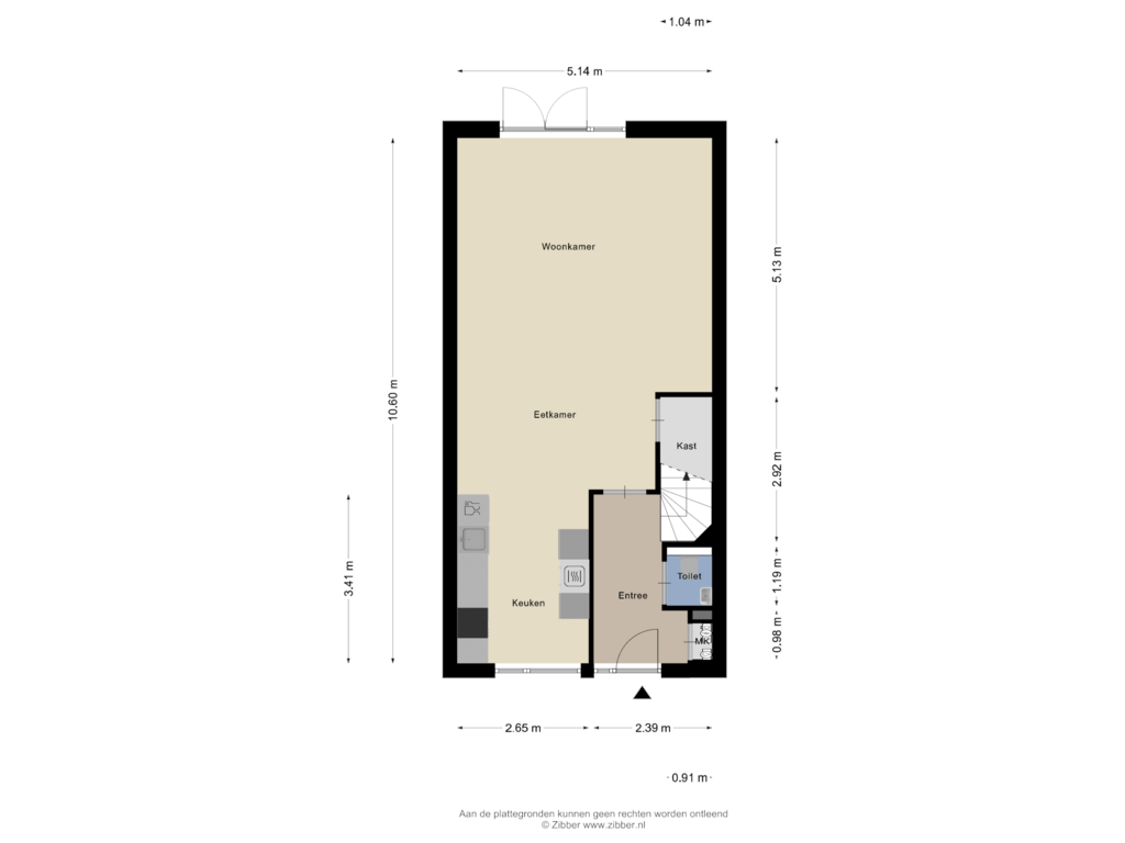 View floorplan of Begane Grond of Meerval 51