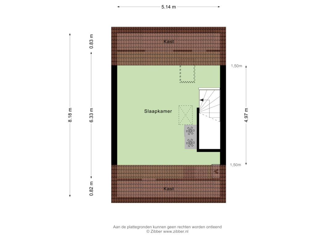 View floorplan of Tweede Verdieping of Meerval 51