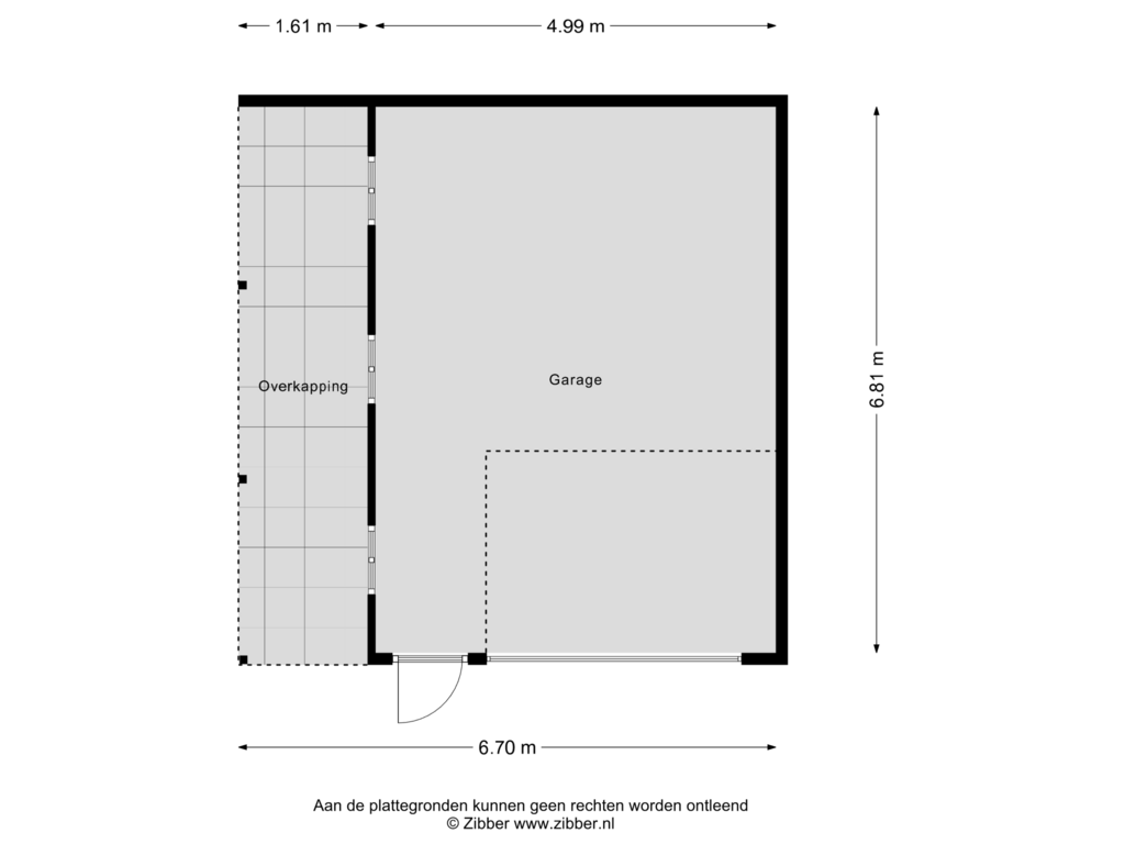 View floorplan of Garage of Burg. Garreltsweg 42