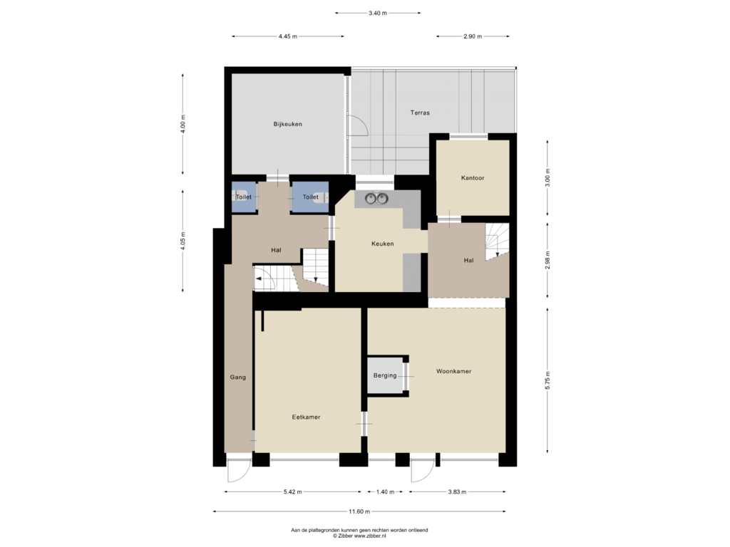 Bekijk plattegrond van Begane Grond van Dalestraat 9