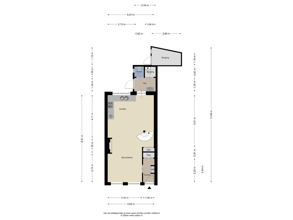 Bekijk plattegrond van Begane Grond van Prins Hendrikstraat 6