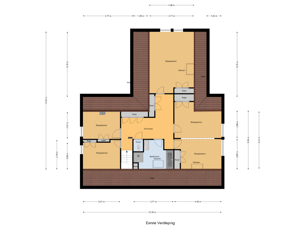 Bekijk plattegrond van Eerste Verdieping van Soetelaer 7