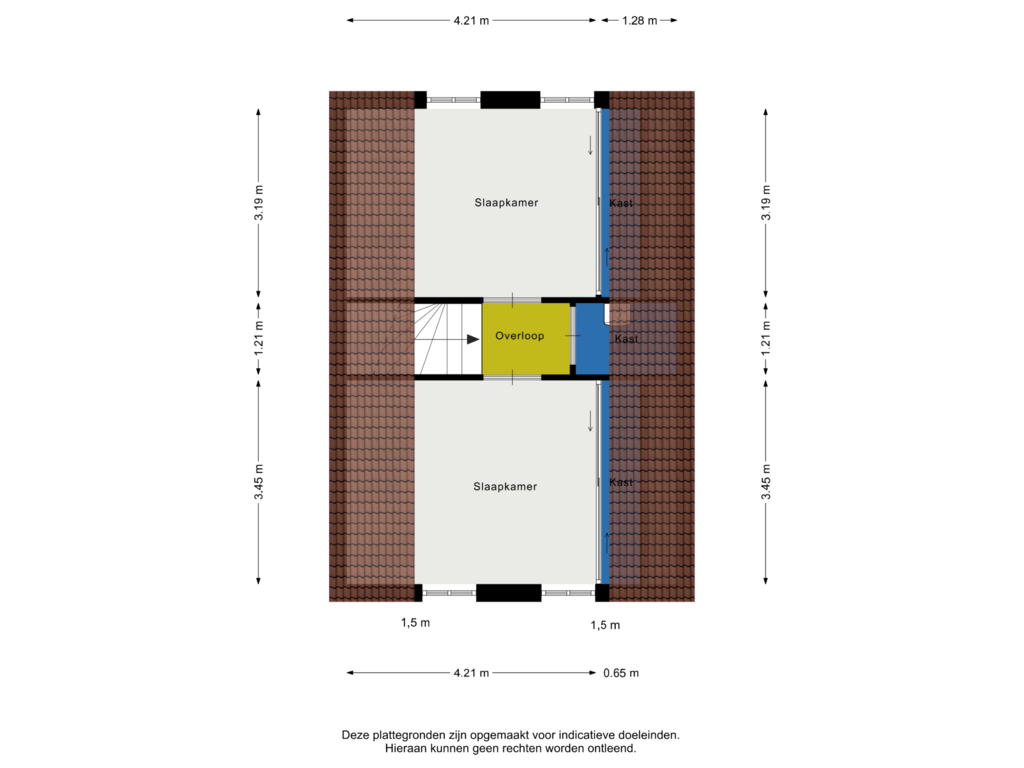 Bekijk plattegrond van 1e verdieping van Binnenweg 136