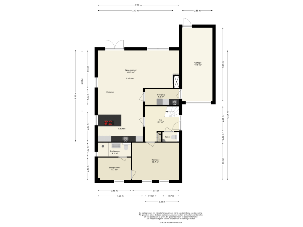 Bekijk plattegrond van Begane grond van Goofystraat 9