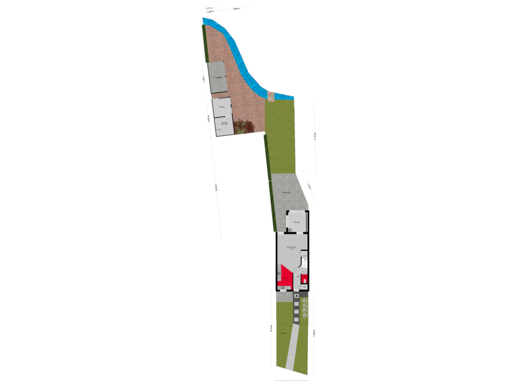 Bekijk plattegrond van Situatie van Noord 88