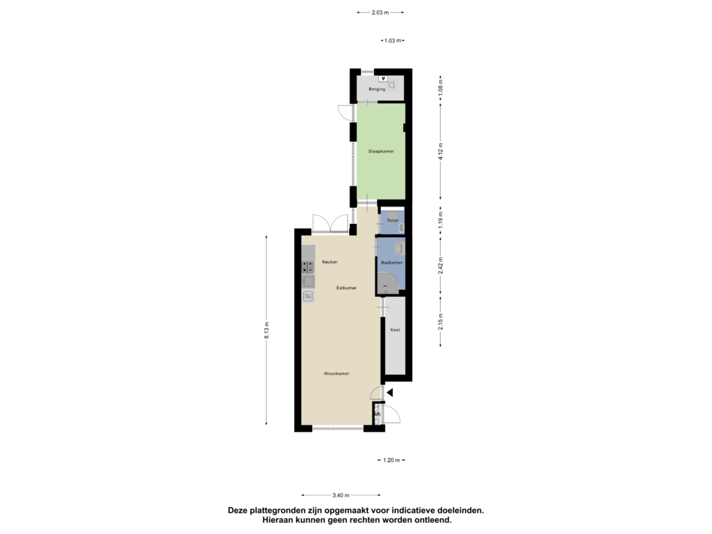 Bekijk plattegrond van Begane Grond van Croeselaan 168