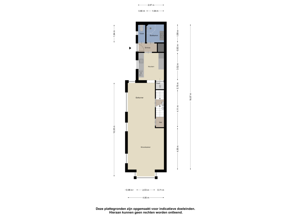 Bekijk plattegrond van Begane grond van Dwingelooweg 27