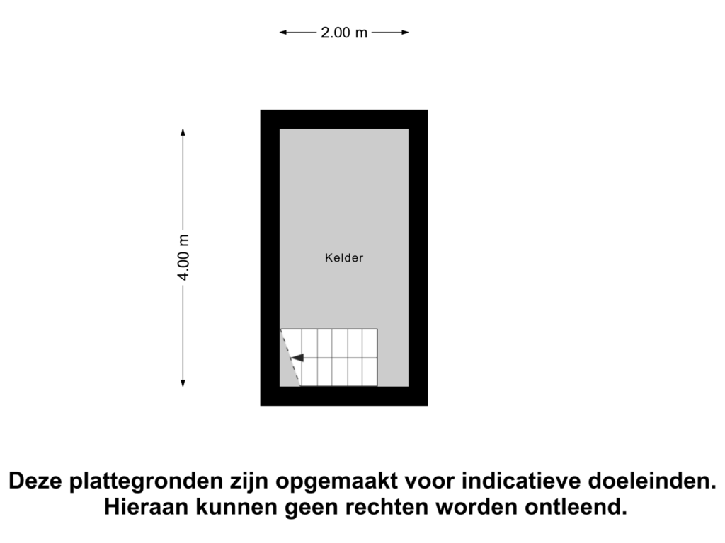 Bekijk plattegrond van Kelder van Dwingelooweg 27