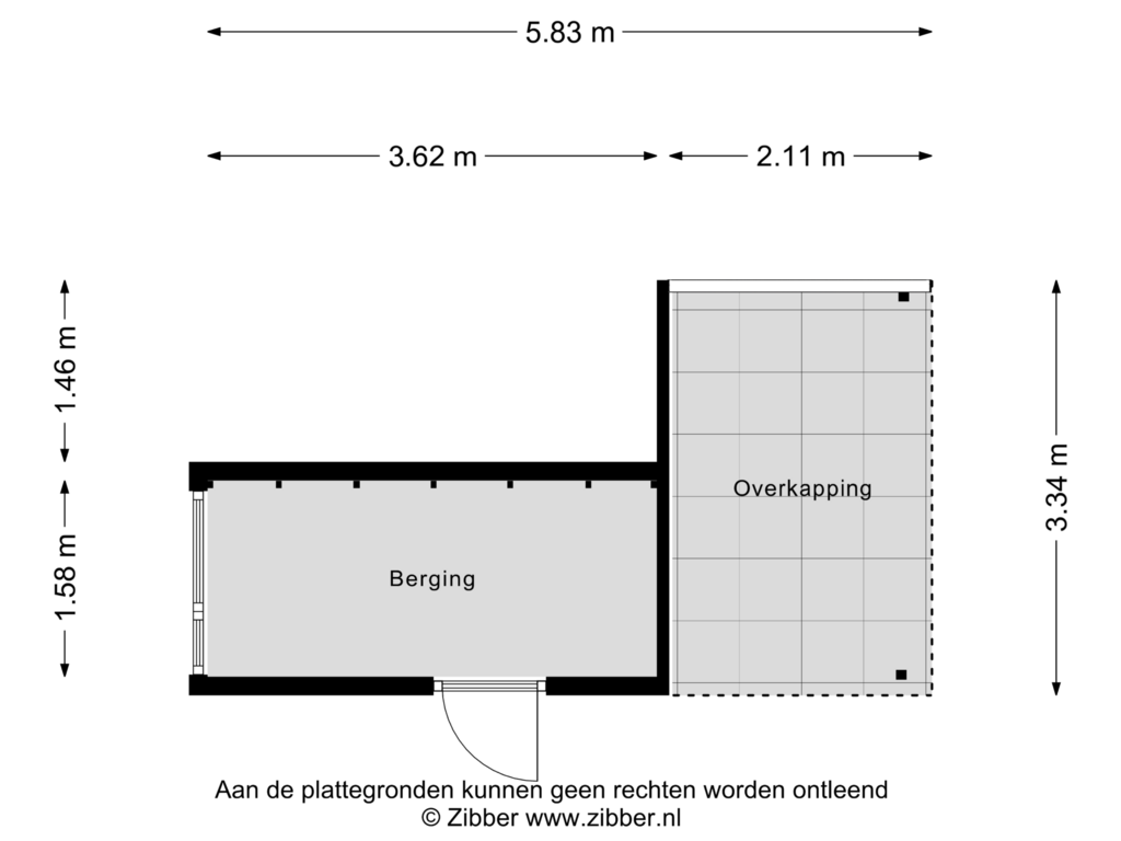 Bekijk plattegrond van Berging van Magnoliaerf 50