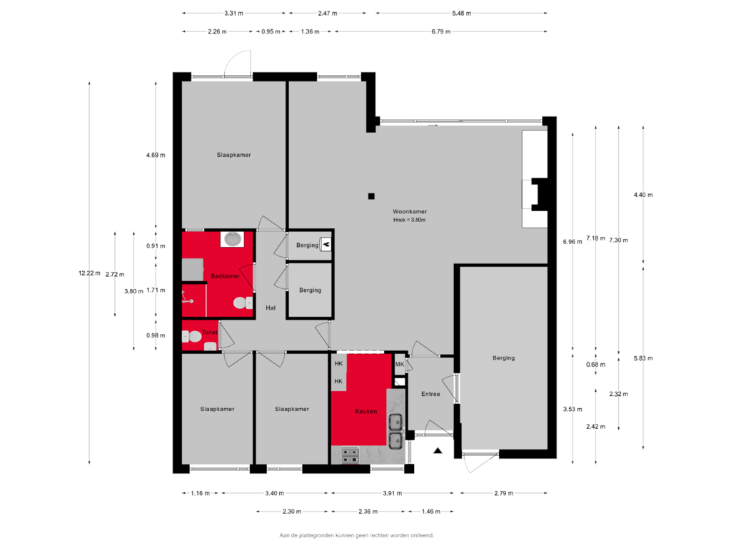 Bekijk plattegrond van Begane Grond van Spitsbergen 12