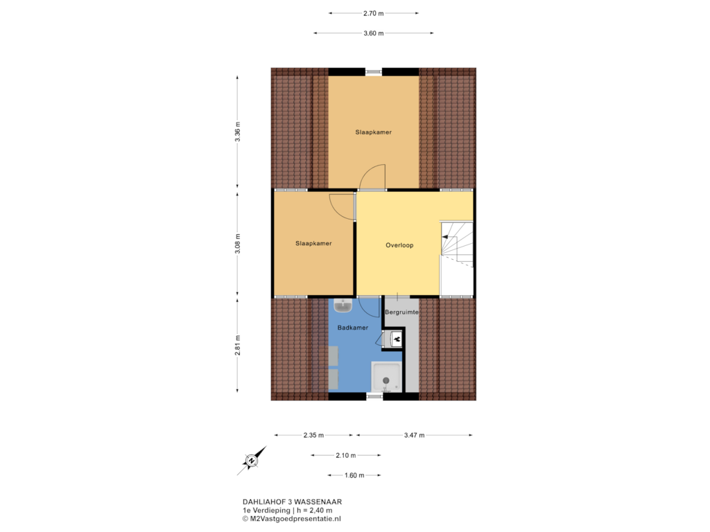 Bekijk plattegrond van 2e Verdieping van Dahliahof 3