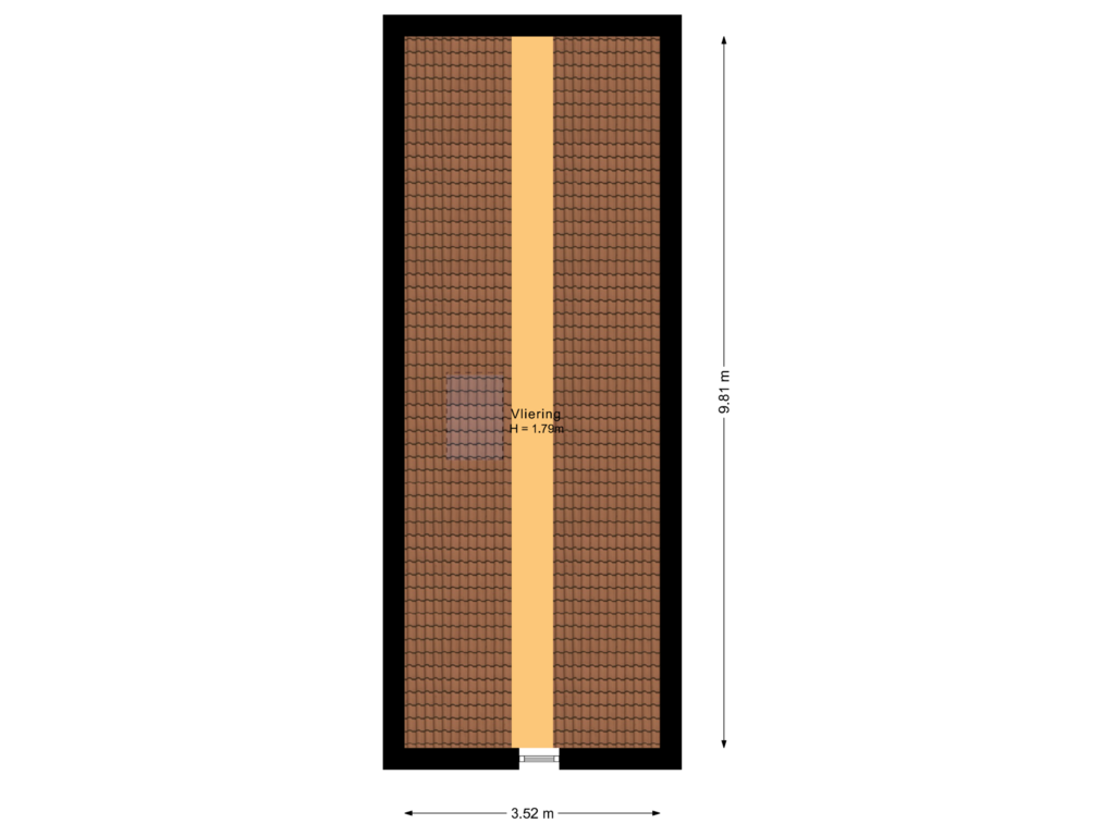 Bekijk plattegrond van Vliering van Katwoudestraat 3