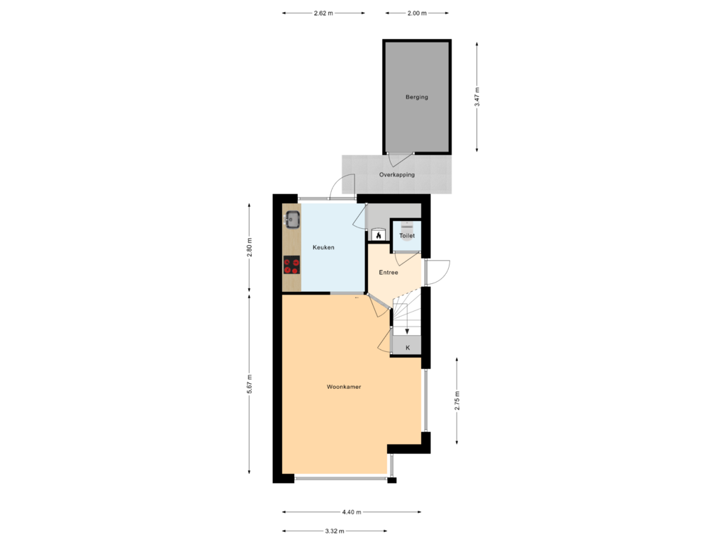 Bekijk plattegrond van Begane Grond van Breemarsweg 467