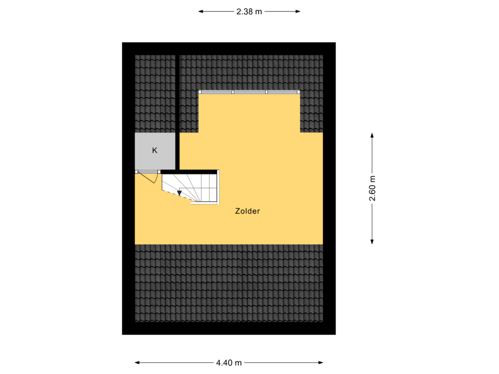 Bekijk plattegrond van 2e Verdieping van Breemarsweg 467