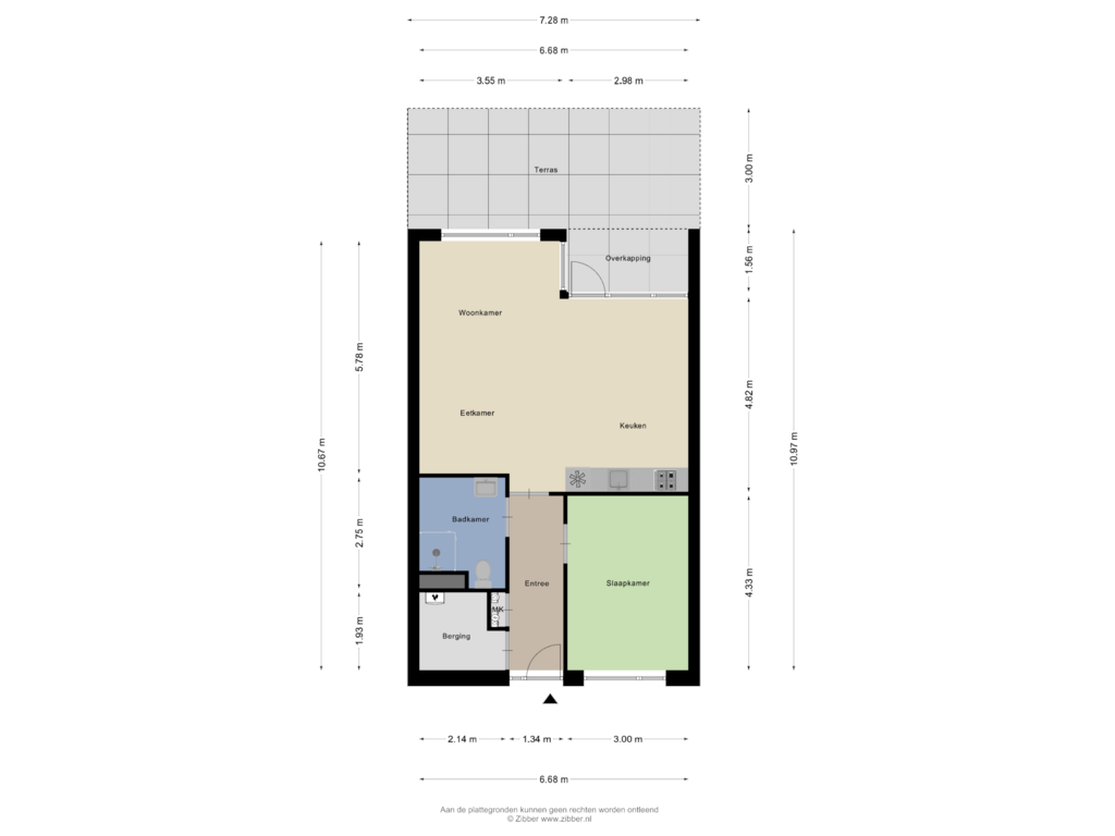 Bekijk plattegrond van Appartement van Dokter van Gelderweg 21