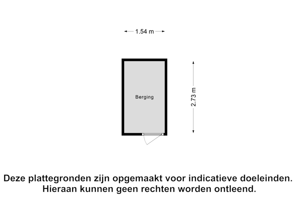 Bekijk plattegrond van Berging van Overleg 68