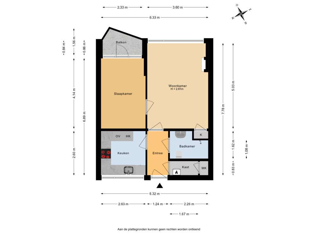 Bekijk plattegrond van Plattegrond van Jacoba van Beierenstraat 96