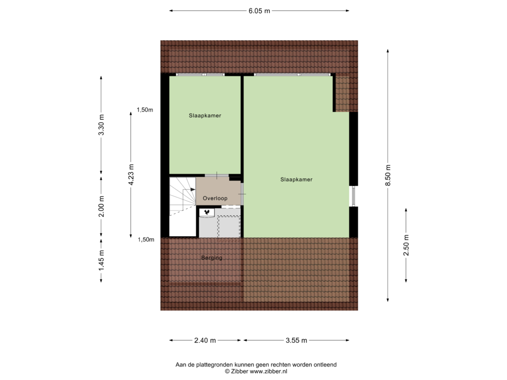 View floorplan of Tweede Verdieping of Fazantstraat 23