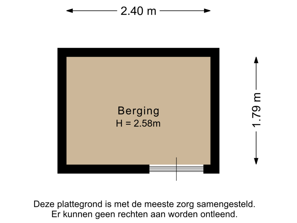 Bekijk plattegrond van Berging van Lloydkade 607