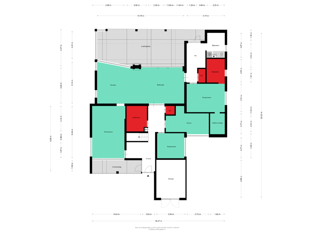 Bekijk plattegrond van Begane Grond van Heistraat 7