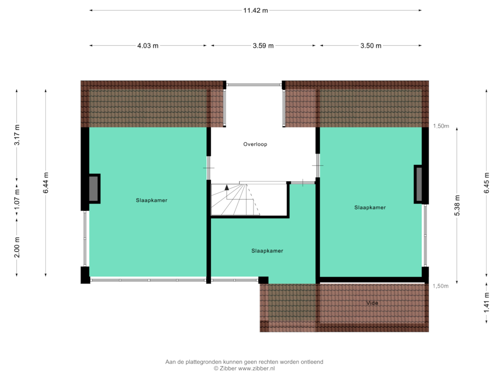 Bekijk plattegrond van Eerste Verdieping van Heistraat 7