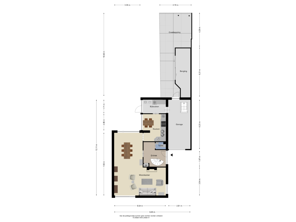 Bekijk plattegrond van Begane Grond van Olde Blenkestraat 19