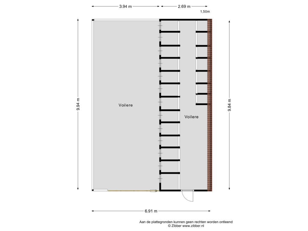 Bekijk plattegrond van Schuur van Olde Blenkestraat 19