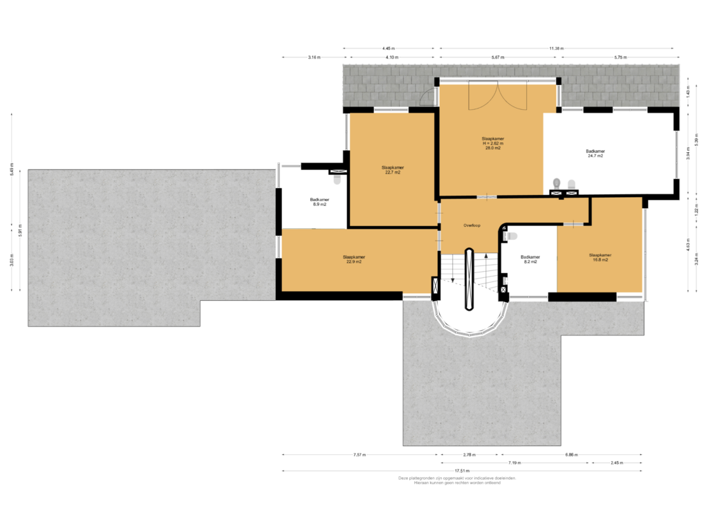 Bekijk plattegrond van 1e Verdieping van Plaszoom 1