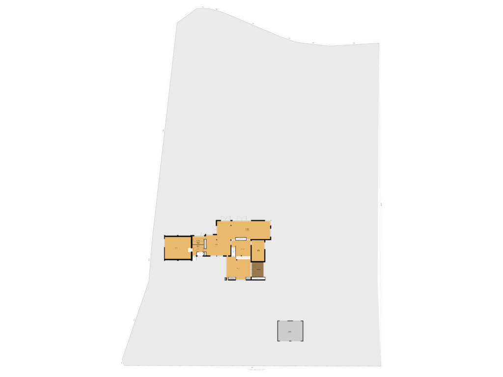 Bekijk plattegrond van Begane Grond Met Kavel van Plaszoom 1